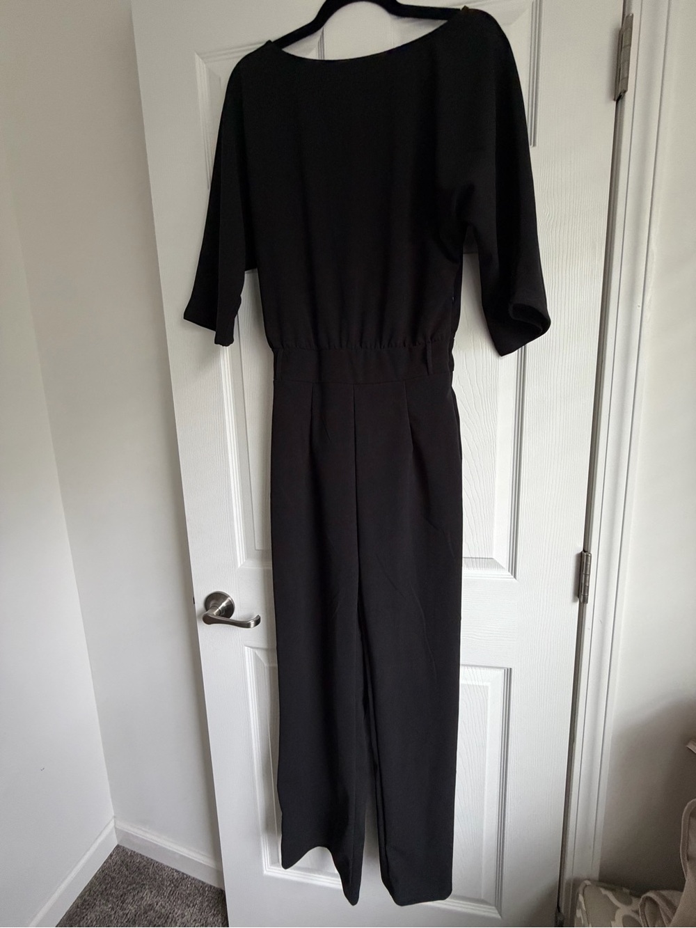 Black Wide-Leg Jumpsuit